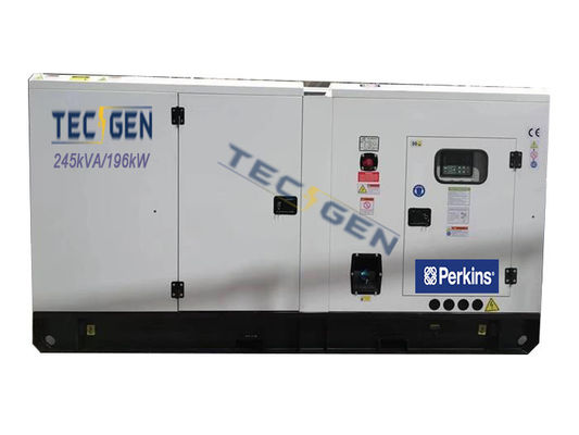 196kW 60Hz Self Start Diesel Generator With 300A Built In ATS