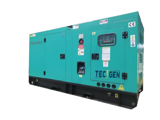 Standby Power 220kW Diesel Generator Soundproof Canopy Powered By Chinese Diesel Engine