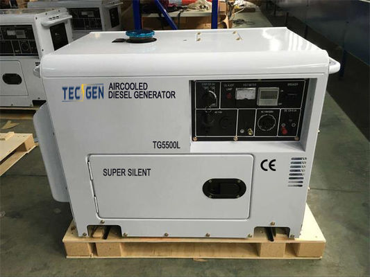 Home Use Air Cooled Portable Diesel Generator 4.5kW Portable Silent Generator