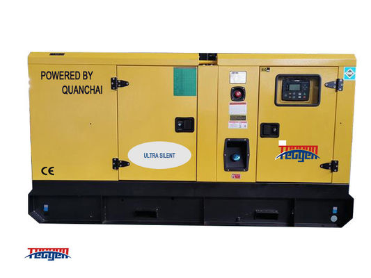Low Noise Ultrasonic Generators Three Phase Ultra Silent Diesel Generator 22kVA Prime