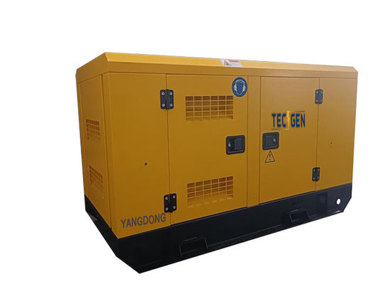 22kW quiet diesel generator Powered By Y495D Diesel Engine With Chassis Base Fuel Tank