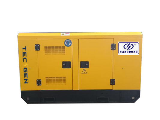 22kW quiet diesel generator Powered By Y495D Diesel Engine With Chassis Base Fuel Tank