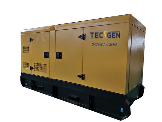 Cummins 6LTAA9.5-G3 Engine Silent Power Generator For 3 Phase / 4 Wire