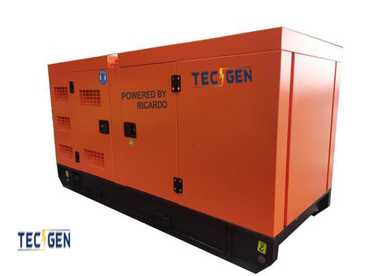 Silent Diesel Generator 75kVA Ricardo Engine Generator With 8 Hours Running Fuel Tank