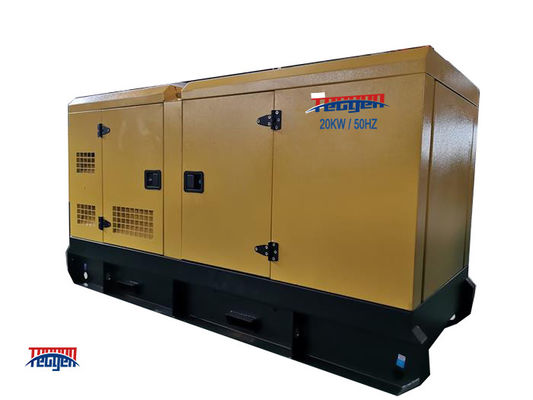 Low Noise Ultrasonic Generators Three Phase Ultra Silent Diesel Generator 22kVA Prime