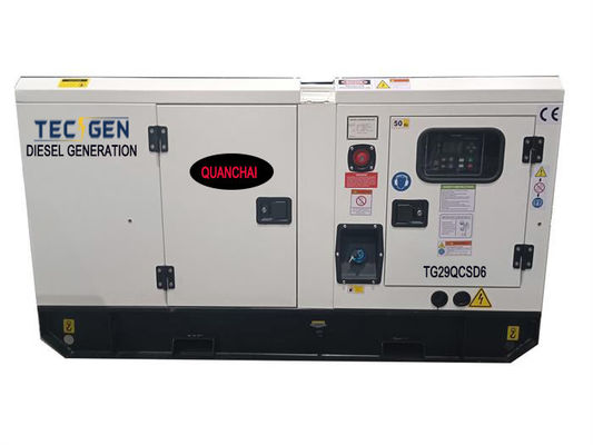 60Hz Diesel Back Up Generator 26kVA Diesel Powered Generator With Rain Proof Canopy