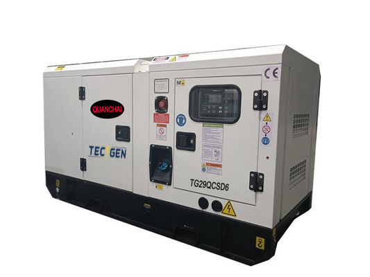 60Hz Diesel Back Up Generator 26kVA Diesel Powered Generator With Rain Proof Canopy
