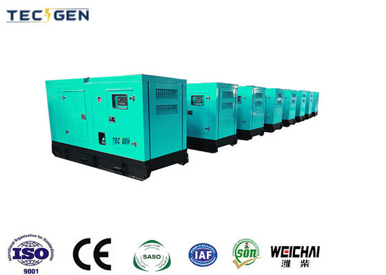 50kVA 1800rpm Weichai Diesel Generator With Soundproof Canopy Outdoor Use