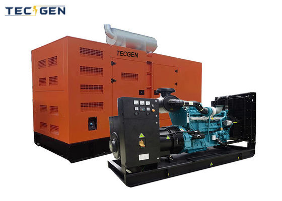 3 Phase Cummins Genset AC Diesel Generator With Open / Silent / Mobile Type Up To 1500kVA