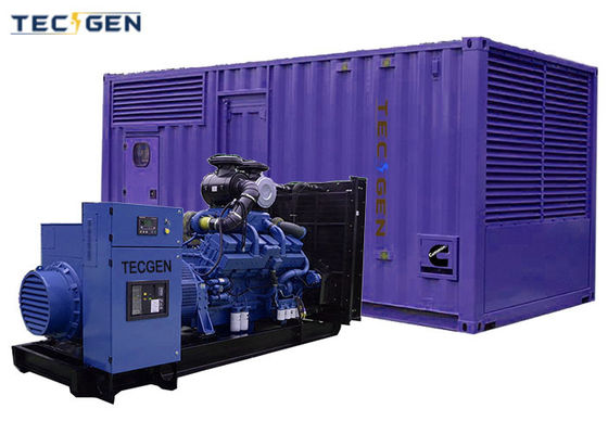 3 Phase Cummins Genset AC Diesel Generator With Open / Silent / Mobile Type Up To 1500kVA