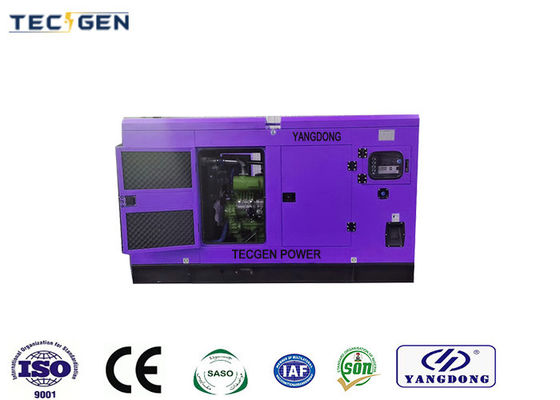 Single Phase 38kW Yangdong Genset 60Hz Generator With Canopy For Emergency Use