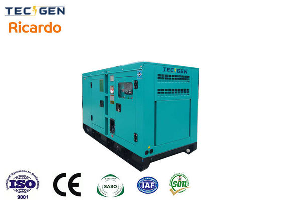 Single Phase 37kW Ricardo Generator Silent Genset With K4102ZD Diesel Engine For Backup Use