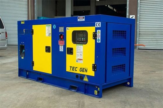 Soundproof 22kW Electric Generator Cummins Genset With Outdoor Use Weather Proof Canopy